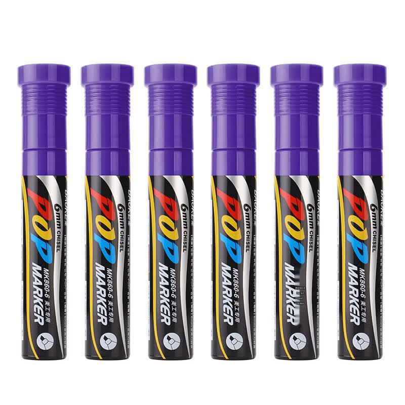 BAOKE MK860-6 POP Marker Pen фиолетовый