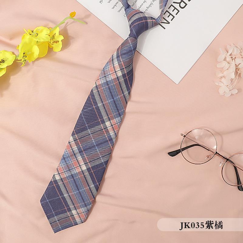 Japanese Plaid Black Bow Tie Collar Rope Women'S Necktie College Wind Streamer Jk Bow Shirt Ins Sailor Suit