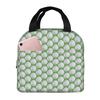 Golf Ball Pattern Insulated Lunch Bag for Kids School Cooler Thermal Food Box Tote Leakproof Lunch Boxes Container