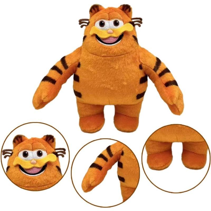 Orange Cat Plush Toys, Pillow Plush, Soft Doll Toys, Stuffed Animals Toy for Christmas Birthday Gift for Kids (Orange G)