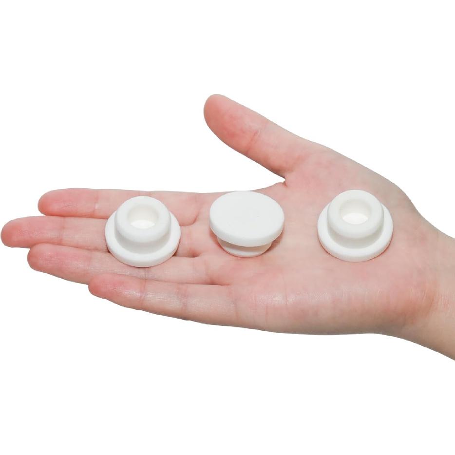 10 PCS Silicone Rubber Plug,Bathtub Jet Covers,Waterproof Plug,Snug Plugs,Flexible Hole Plug Cover Fit for 1"/25mm