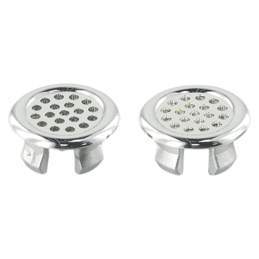 Sink Overflow Ring Sanitary Pedestal 2pcs Replacement Hole