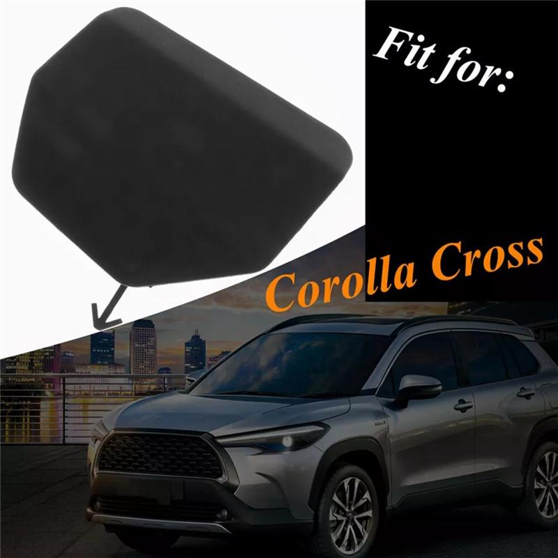 M63K-Car Front Bumper Tow Hook Cover Car Front Bumper Tow Hook Cap 53128-0A060 For Toyota Corolla Cross - Car Accessorie