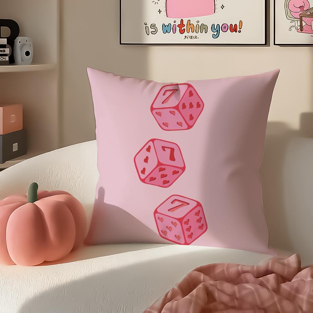 Lucky Gift Item Angel Numbers Cushion Cover Pillowcase Short Plush Invisible zipper Room Sofa Cushion Cover