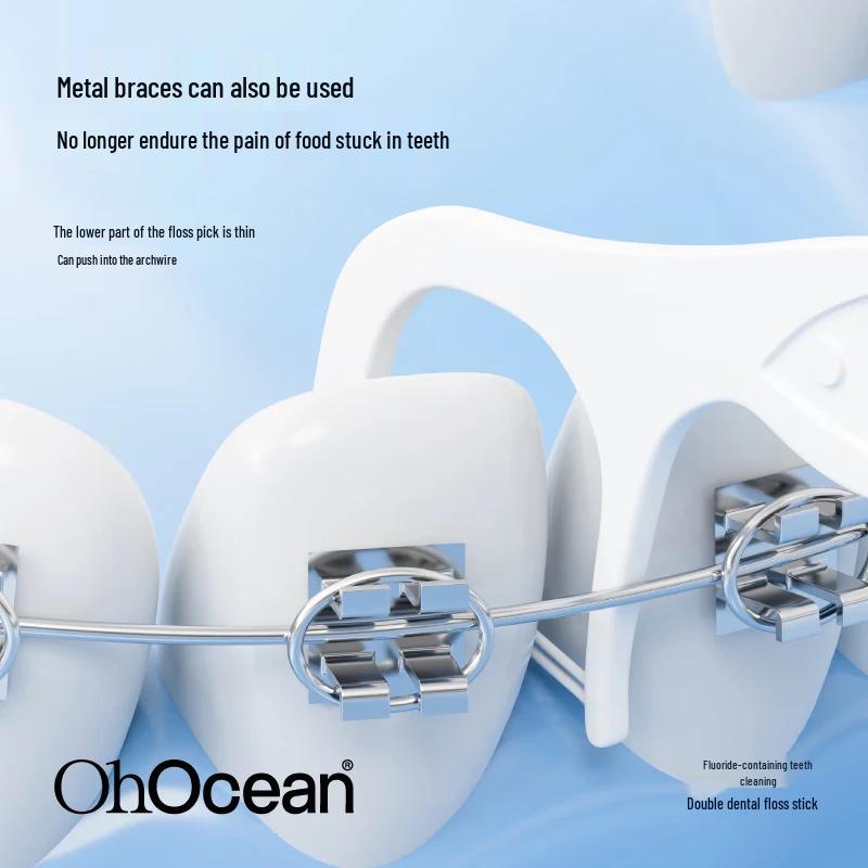 Breath Ocean Ultra-Fine Dental Floss Picks