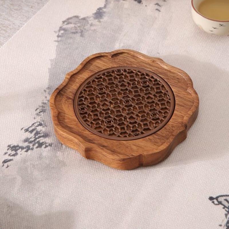 Paibei Walnut Petal Tea Tray