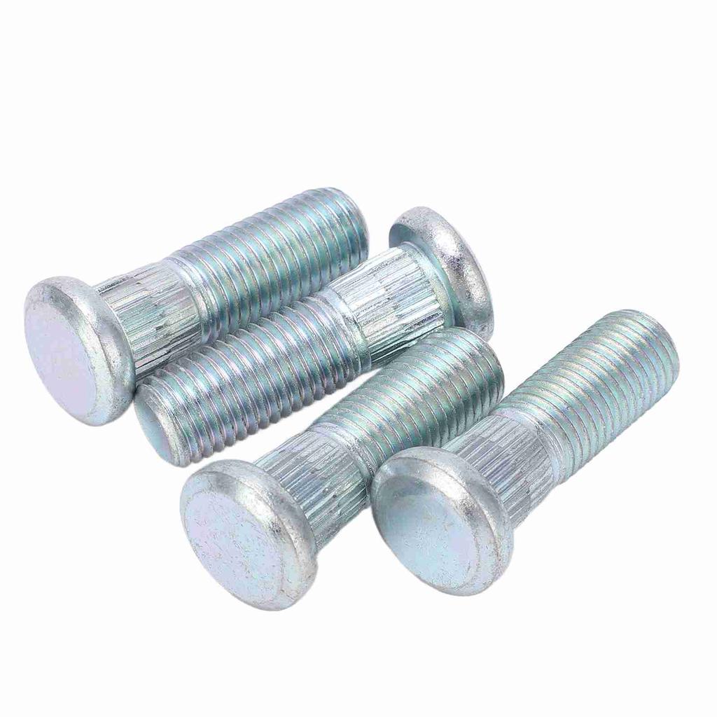 4pcs Serrated Wheel Studs 43mm Steel 90113SM1005 Replacement for ACURA ACCORD ACTY CRAWLER