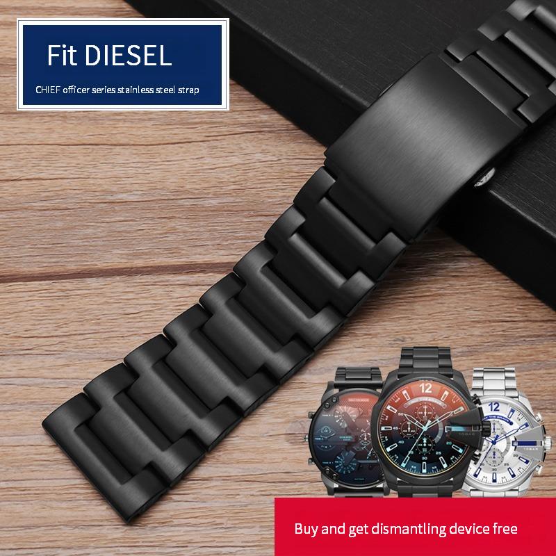 Classic Stainless Steel Watch Strap for Diesel DZ4316/7395/7305/7401 Metal Solid Wrist Watchband Men Bracelet 24mm 26mm 28mm 30mm