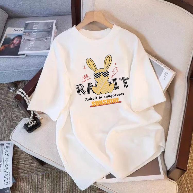 Women's Summer 2025 Pure Cotton Loose Slimming Short-Sleeve T-Shirt - New Fashion Niche Design