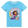 2026 T-shirt da Ragazza La Casa delle Bambole Divertente Tema Anime Estiva per Ragazzi Cotone Moda Cartone Animato Casual T-shirt Girocollo Manica Corta
