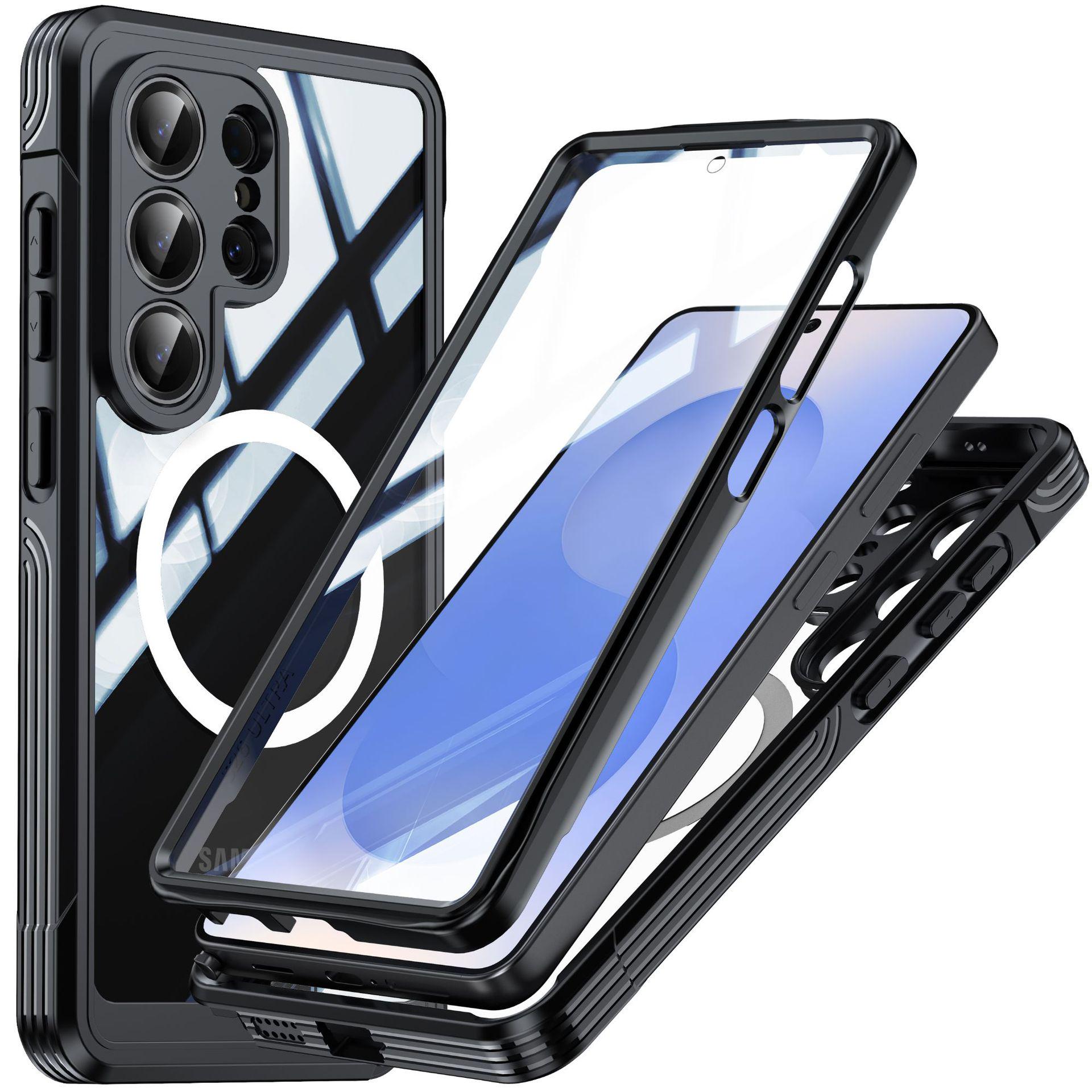

Samsung A57 Waterproof Magnetic Case - Full Coverage, Drop-Proof, Screen Protector Integrated, Transparent A56 5G Protective Cover. Samsung S26 чёрный