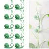 10pcs Lovely Snail-Shaped Vine Climbing Support Clips - No-Scratch Wall Mounts for Pothos & Indoor Greenery, Sticky Hooks