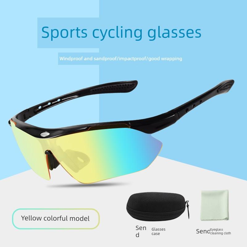 Glasses for Riding Bicycle Eyes against Wind and Sand Glasses New Sunglasses Road Riding Outdoor Glasses Sports Men and Women