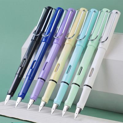 Kawaii pióro wieczne kaligrafia wielofunkcyjne pióro 0.5mm EF stalówka artykuły szkolne papiernicze szkolne artykuły biurowe