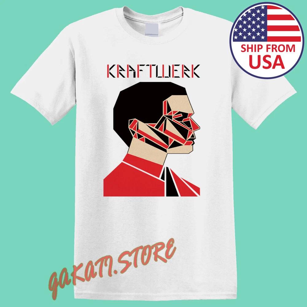 Kraftwerk Face Men s White Size S-5XL 2XL