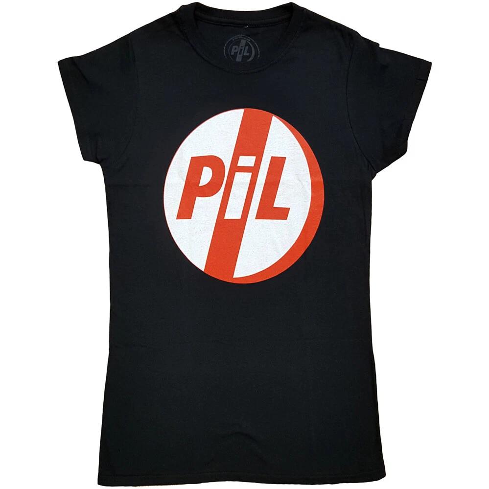 Public Image Ltd - Pil- Logo - Ladies Junior Black T-shirt XL
