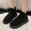 Fashion 2024 New Winter Women Boots High-top Thickened Plush Warm Snow Boots Women Simple Versatile Comfortable Cotton Shoes for Women