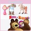 Adorable 10 Piece Masha And Bear Pvc Figure Set Featuring Charming Bear Models For Collectors
