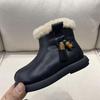 Girls' British Style Warm Short Boots - Autumn/Winter New Arrivals, Fashionable Non-slip Soft Sole, Stylish Side Zipper.