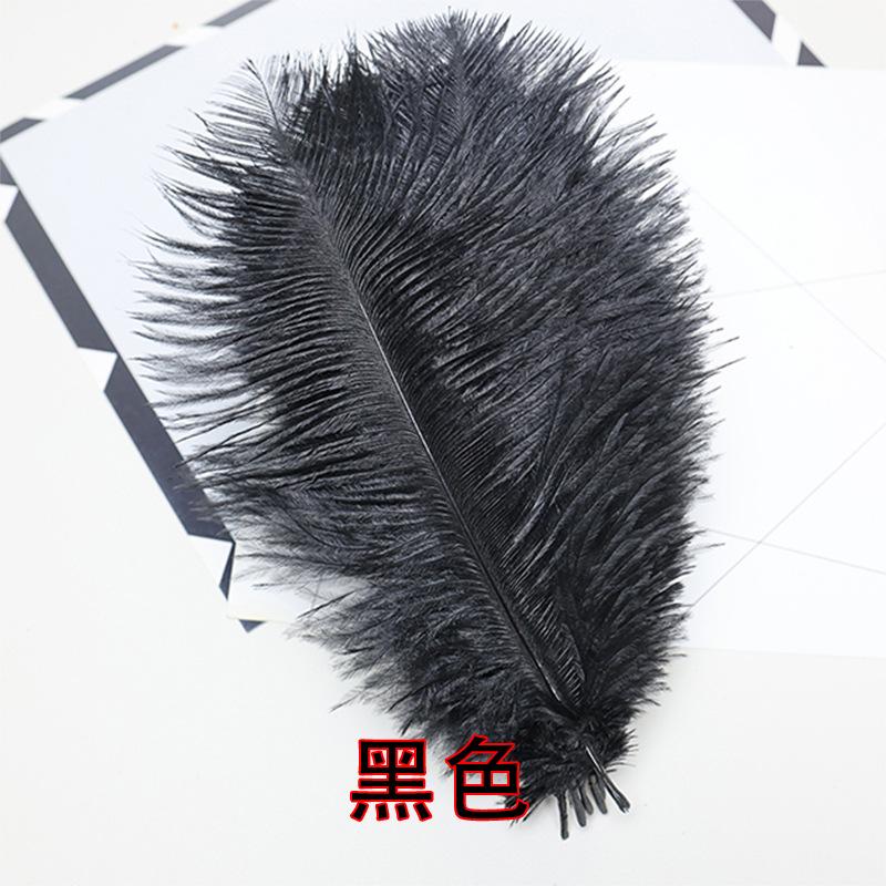 10 STÜCKE 20-25Cm Straußenfeder Bühnenauftritt Feder Handgefertigt DIY Schmuck Dekomaterial Straußenhaar