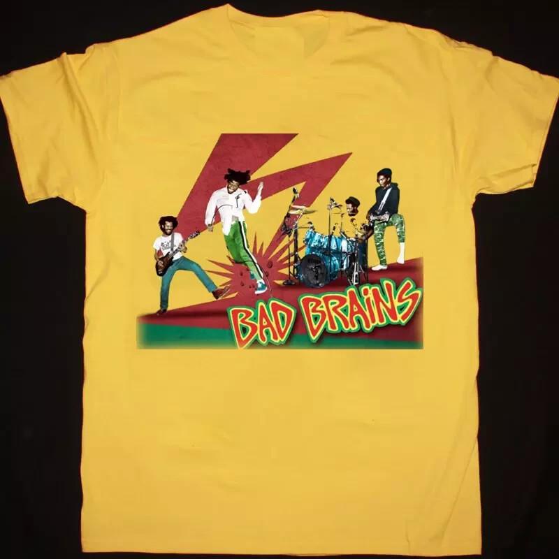 

New Bad Brains Band Gift For Fan Yellow S-5XL Unisex AHN02525 Unisex T-Shirt XXXL