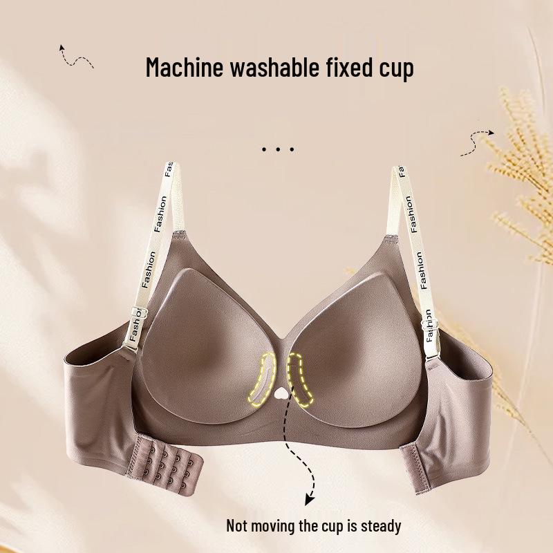 Women's 3D Ice Silk Lift Seamless Push-Up Bra with Soft Support