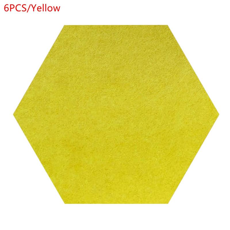 6Piece Hexagon Sound Absorbing Wall Panels Bedroom Acoustic Insulation Sound-absorbing Panels Decor Acoustic Absorption Panel