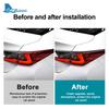 For Lexus RC300 RC350 RC200T      2024 Real Soft Carbon Fiber Car Rear Tail Light Sticker Trim Accessories
