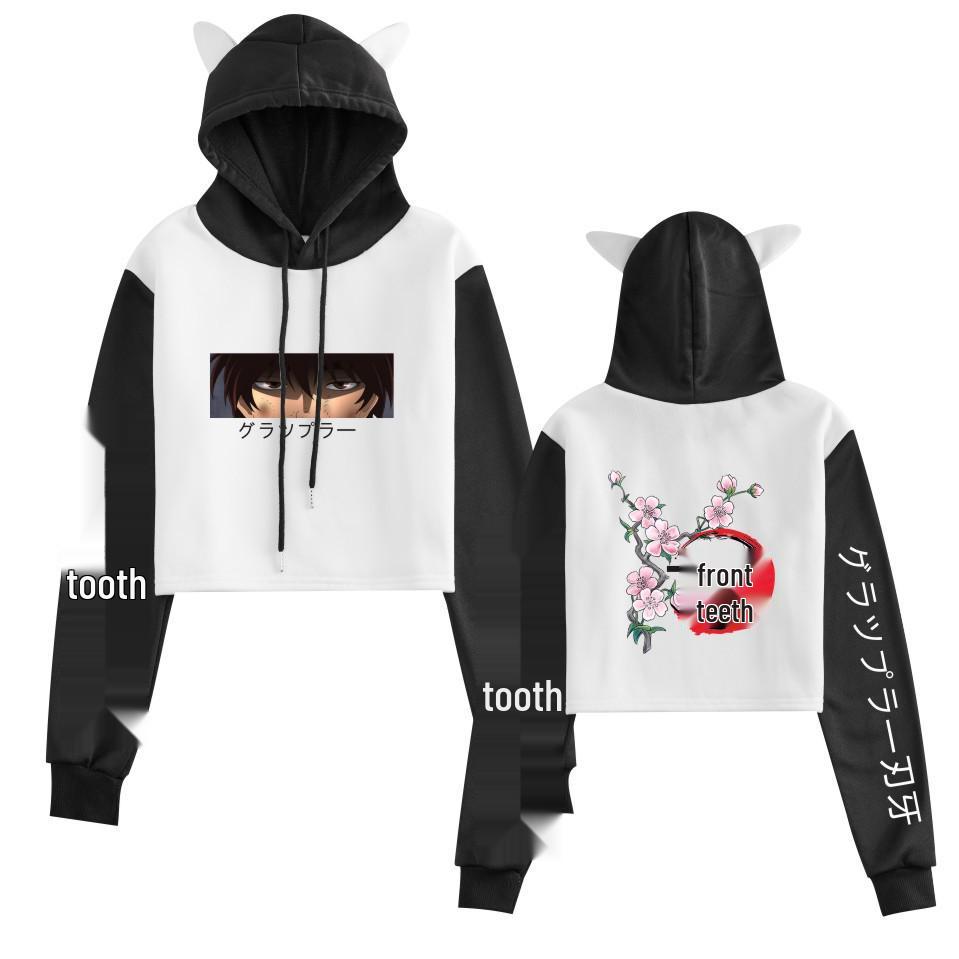 Unisex Baki Hanma Anime Hooded Sweatshirt - Summer Pullover for Girls