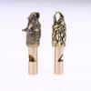 Pure Brass Whistle Keychain Outdoor Gear Bamboo Node Dragon Head Judge Whistle Competition Survival Competition Outdoor Goods