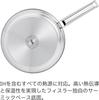 Frigideira Fissler 28cm Coleção Pure Compatível com Gás Seguro para Forno Todo Aço Inoxidável Fabricado na Alemanha Prata Japonês Fogo/IH [Produto Autorizado]