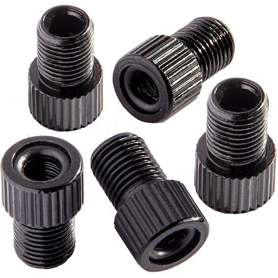 5Pc Presta Valve Adapter Convert Presta to Schrader French/UK to US Inflate Tire Using Standard Pump or Air Compressor Tire Chucks 1