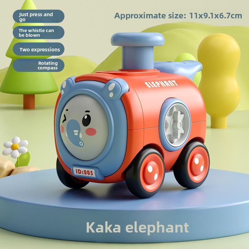Elefanten Tiger Koalas Hunde Plastik Tier Spielzeugauto Mit Pfeife Und Trägheitsantrieb Für Kinder Spielzimmer