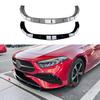 For A-Class W177 A180 A200 A35 AMG 2023+ Front Bumper Spoiler Lip Lower Body Kit Diffuser Splitter Tuning Guard