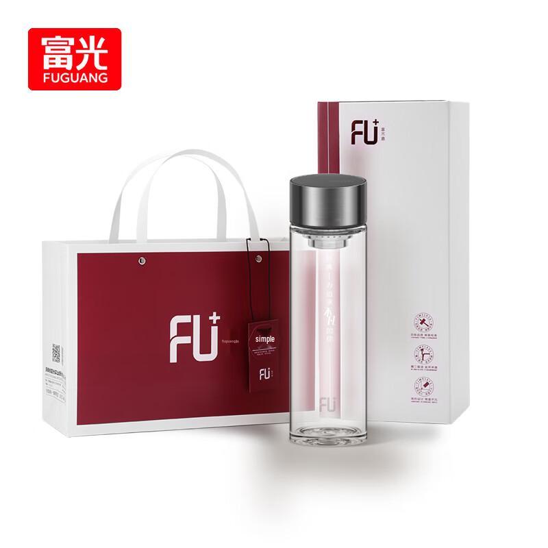 Fuguang FU+ Simple Series Double-Layer Glass Business Cup