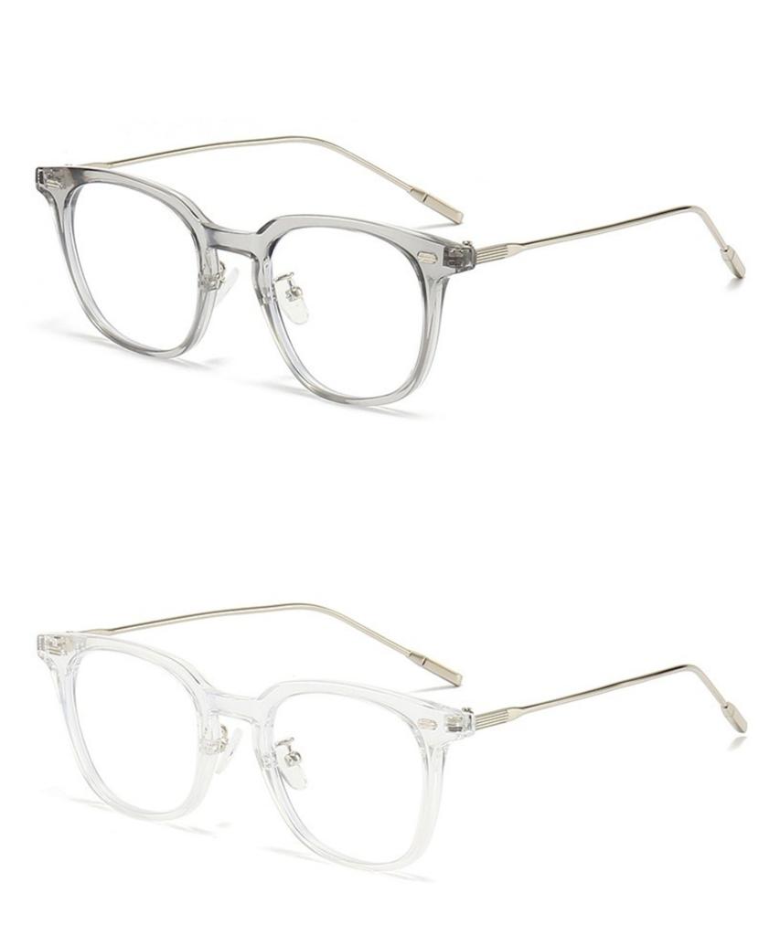 Anti Blue Light Glasses Korean Anti Radiation Eyeglasses Round Metal Frame