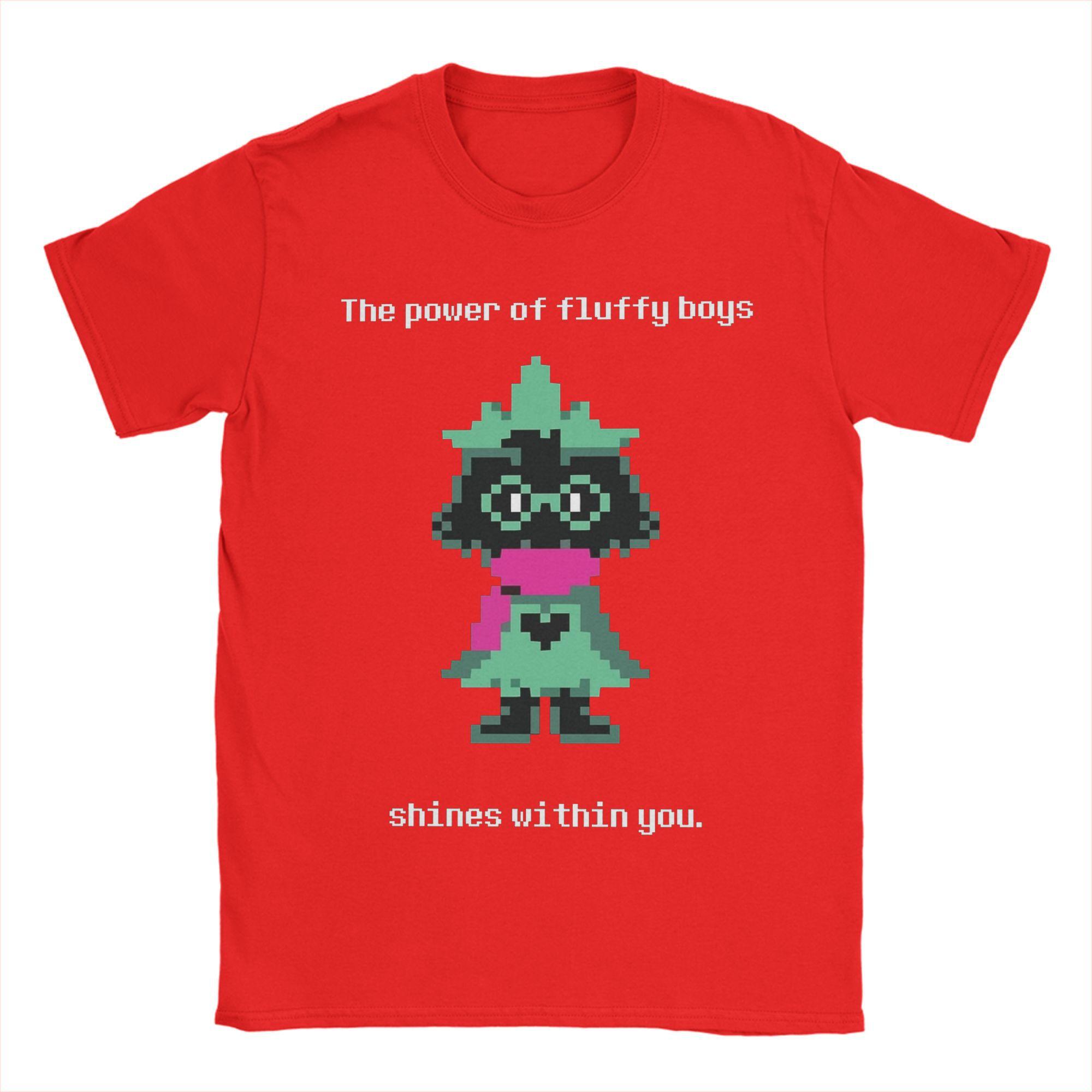 Ralsei Fluffy Boys Deltarune T Shirt Unisex 100 Cotton Amazing TShirts Round Collar Tees Short Sleeve Tops Party S