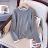 Pullovers Tops Women Long Sleeves Autumn Winter Fleece Lined Blouse Oversized Half Turtleneck Loose Long Sleeve Shirt Slim Pullover Tops