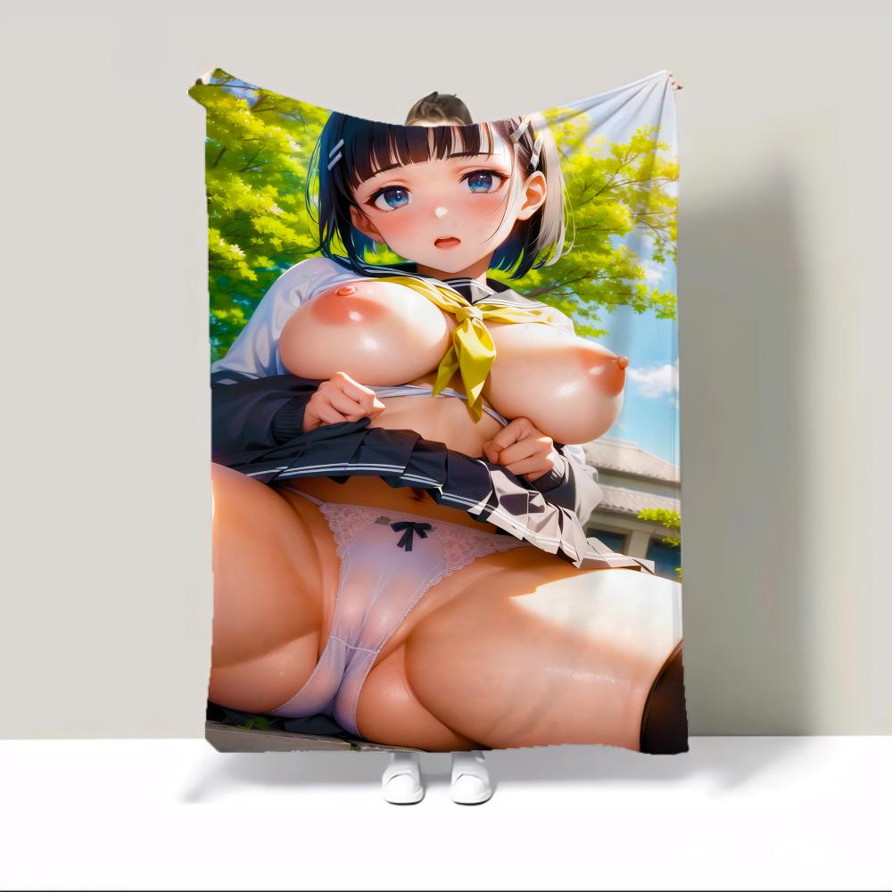 

Одеяло большого размера King Size Hentai Custom Blanket, украшение для дивана, термоодеяла для кровати, пляжное полотенце 150 см X 200 см 30x40in