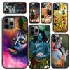 Indian God Lord Krishna Phone Case for iPhone 17 Air 16 16e 15 Plus for Apple 13 11 12 14 Pro Max Cover Coque Fundas