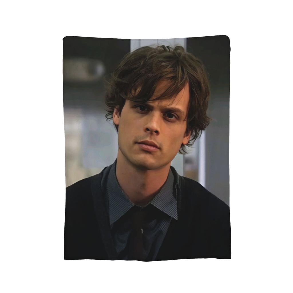 Cozy Criminal Minds Spencer Reid Blanket Stuff Sofa Decorative Throws And Blankets Lightweight Flannel for Bedroom