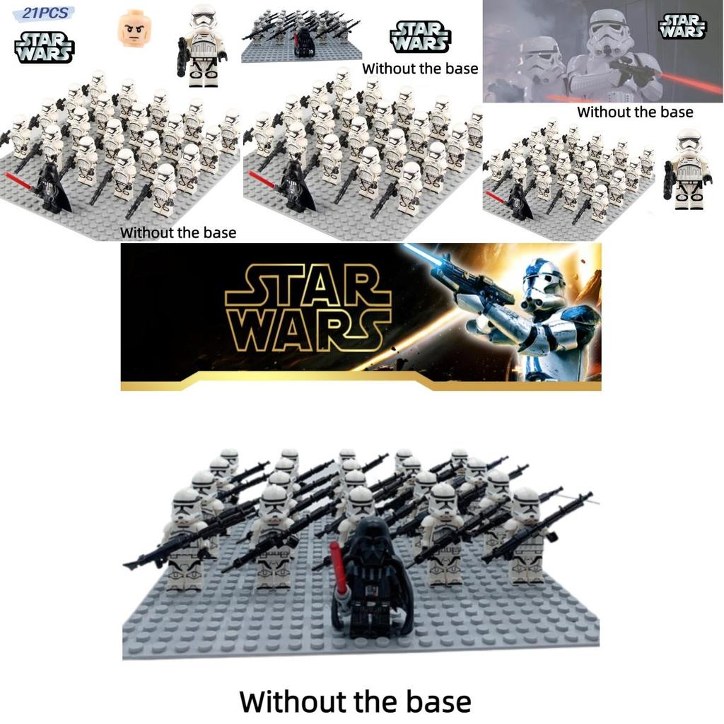 Klocki Budowlane Star Wars Żołnierz Klonowy 21 szt. Plastik ABS Zestaw Zabawek Moc