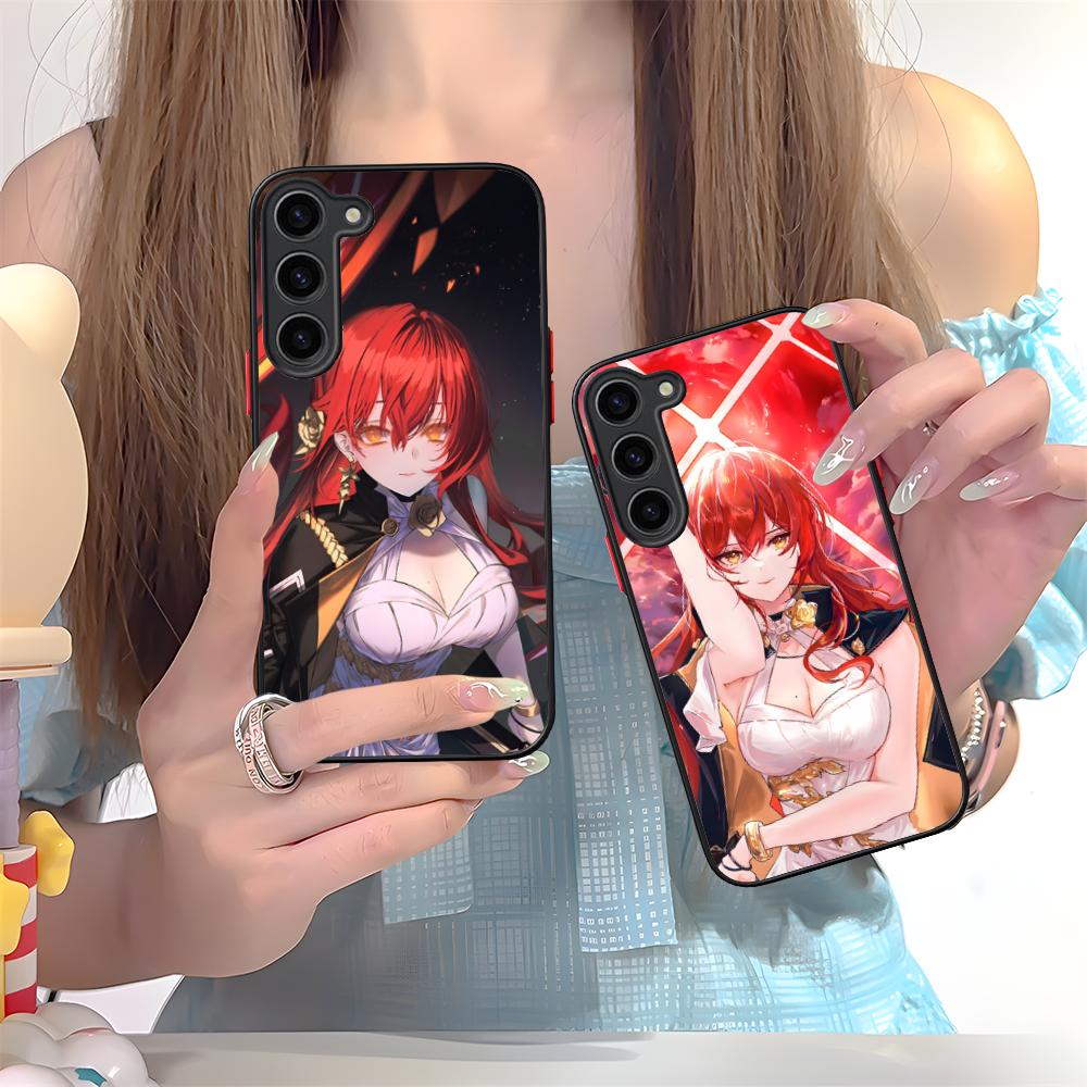 HSR Himeko Silicone Mobile Phone Case for Samsung Galaxy S26 S25 S24 S23 S22 S21 Plus FE Ultra Colorful Cover