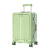 Yongsheng Women's Aluminum Frame Suitcase: 20-inch Anti-Fall Travel Case & 24-inch Front-Opening PC Trolley