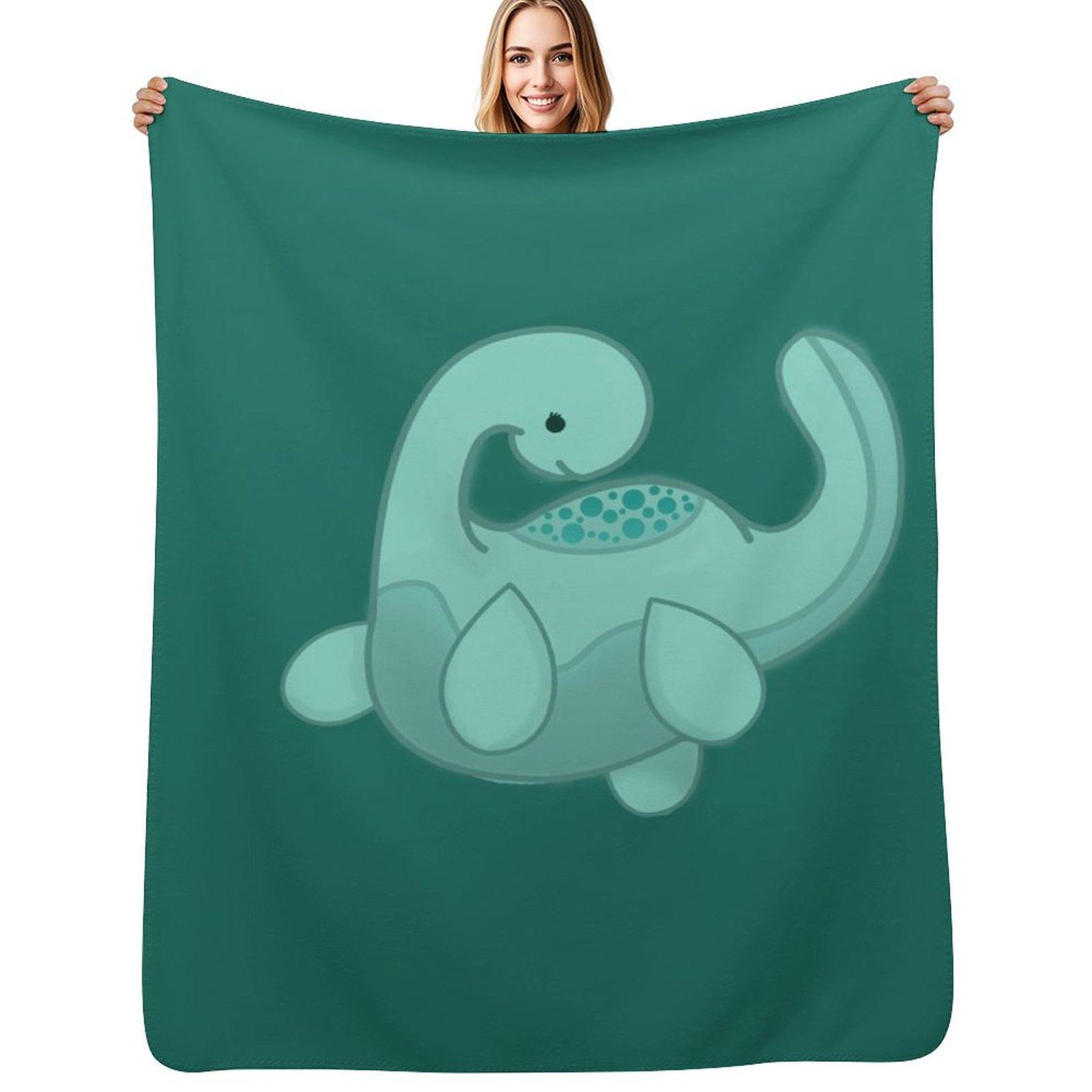 

Loch Ness Monster Throw Blanket Sleeping Bag Nap Furrys Hairy Blankets 102x76cm(40x30in)