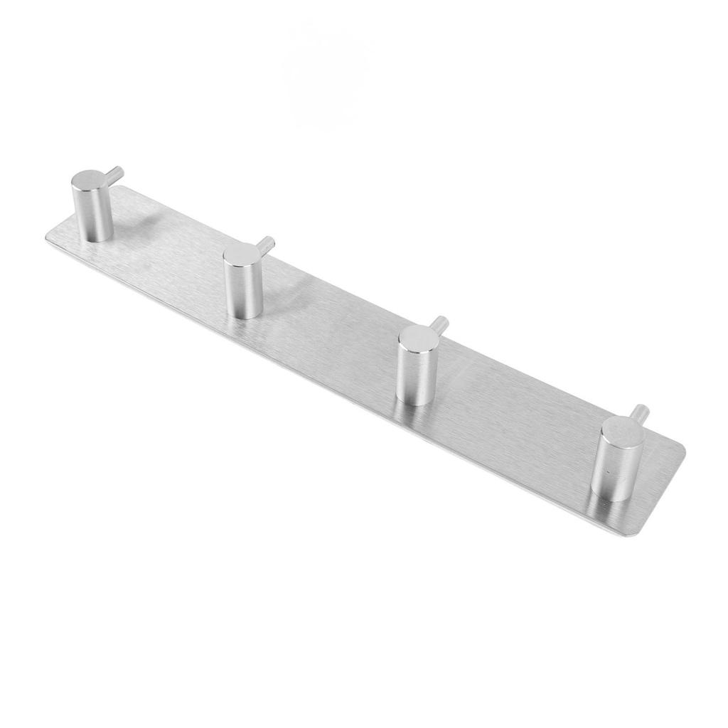 Wall Hook Rack 304 Stainless Steel Adhesive Wall Mounted Coat Hanger Heavy Duty Metal Hook Hat