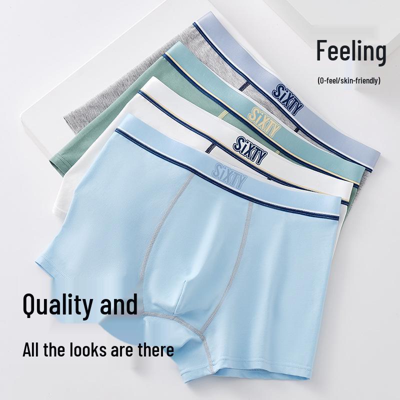 Teen Boys' Cotton Boxer Briefs (A Grade), Ages 15-18