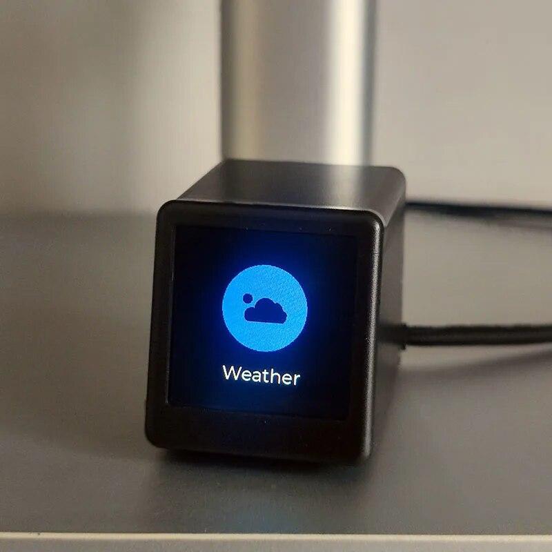 Bitcoin-Preisanzeige-Ticker mit intelligenter Wetteruhr, Unterstützung für Kryptowährungen, Aktien- und Wechselkurse sowie Goldpreis-Tracker