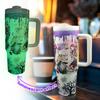 Halloween Luminous Cup 304 Stainless Steel Large Capacity Thermos- Cup High Value Car Thermos- Cup