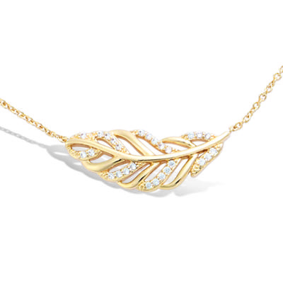 [R7126] - Vergoldete Halskette 'Sissi' weißgold - 28x10 mm